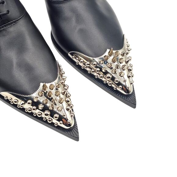Christian Louboutin Cheliviss Meteor Leather Oxford Shoes EU 42.5 US 9.5 $2695 main image 5